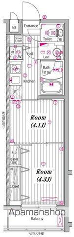 ガーラ・ヴィスタ練馬 3階階 間取り