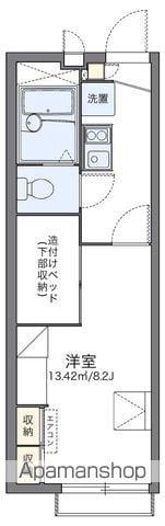 レオパレスはぴねすはうすⅡ(1K/2階)の間取り写真