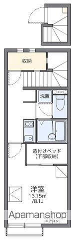 レオネクストKTY 白浜Ⅱ(1K/2階)の間取り写真