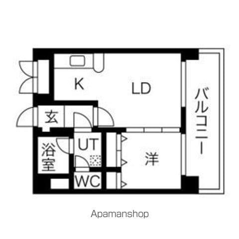 グランデフィラ2(1LDK/7階)の間取り写真