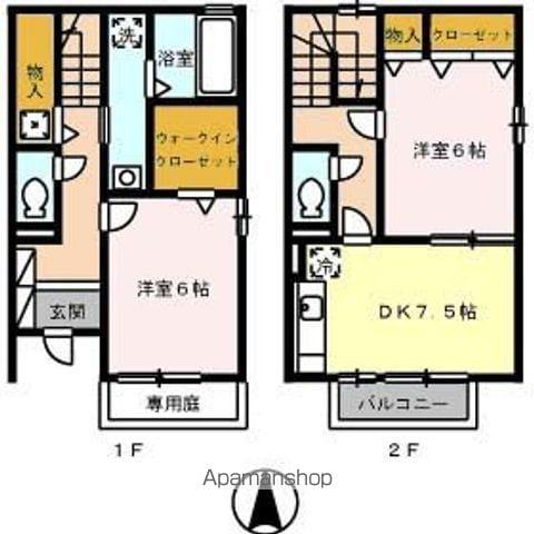 ＡＭＢＥＮＴＥ　ＢＵＥＮＯ　Ｃ棟(2DK)の間取り写真