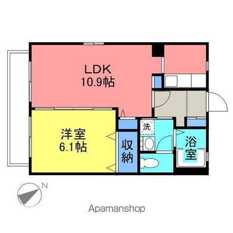 ソレイユ(1LDK/2階)の間取り写真