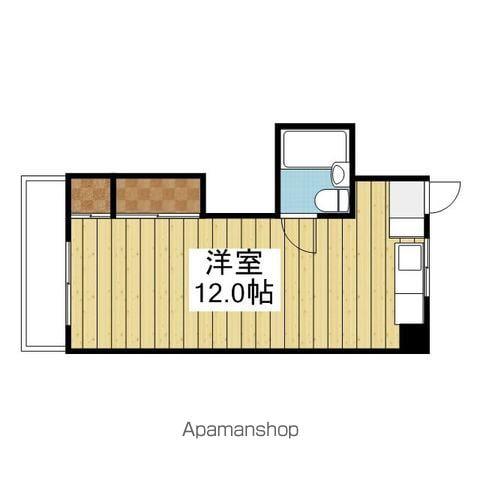 豊洋ハイツ(1DK/6階)の間取り写真