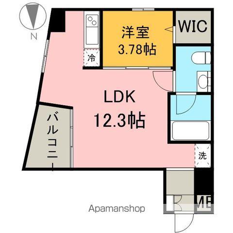 シャトー&ホテル名駅南2ND(1LDK/5階)の間取り写真