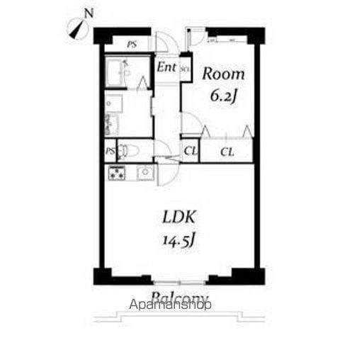 斎藤マンション(1LDK/5階)の間取り写真