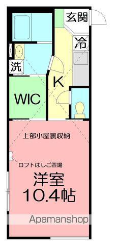 ティファナ茅ヶ崎(1K/1階)の間取り写真
