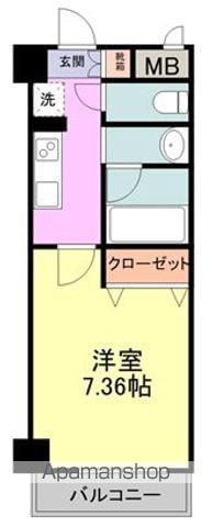 FLOS静岡天王町(1K/9階)の間取り写真