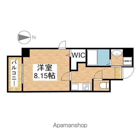 シャルマン新栄(1K/2階)の間取り写真