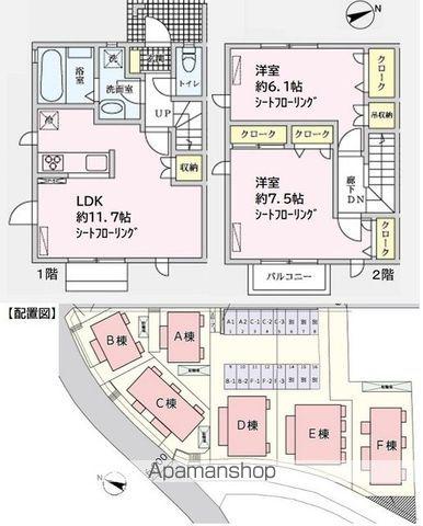 シェソワＩＩ(2LDK)の間取り写真