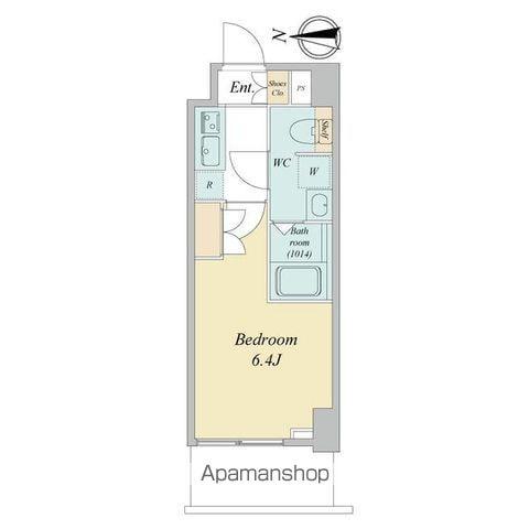 LIME RESIDENCE KAWAGUCHI イースト(1K/4階)の間取り写真