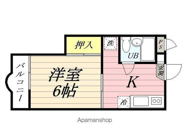 アイツールパレス(1K/1階)の間取り写真