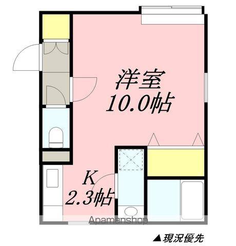 アステリア(1K/2階)の間取り写真
