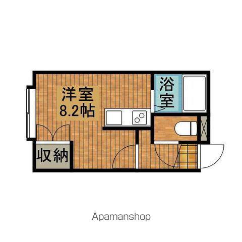 サンコート(1K/2階)の間取り写真