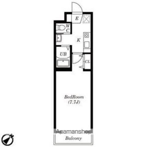 AーCITY清須(1K/5階)の間取り写真