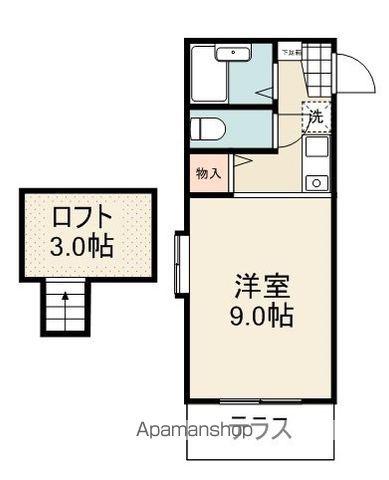 ロイヤルマンション大和町(1K/1階)の間取り写真