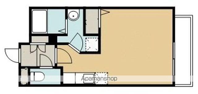 108二十人町(1K/4階)の間取り写真