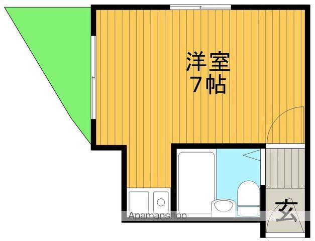 サンパレス21蛍池Ⅱ(ワンルーム/1階)の間取り写真