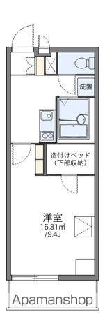 レオパレス紫峰ヶ丘Ⅰ(1K/3階)の間取り写真
