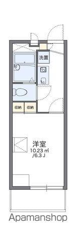 レオパレス横濱ヴィラ(1K/3階)の間取り写真