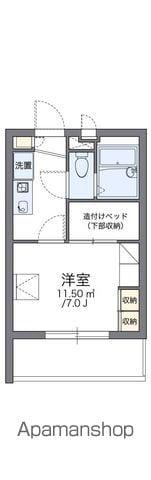 レオパレス皐月(1K/3階)の間取り写真