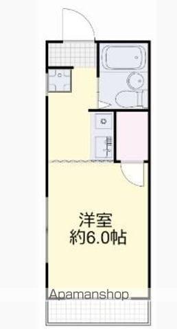 エバンス津島(ワンルーム/1階)の間取り写真