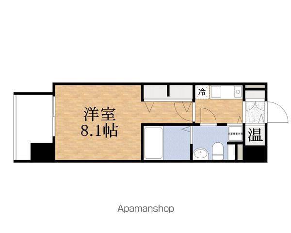 GRAMERCY京橋(1K/12階)の間取り写真