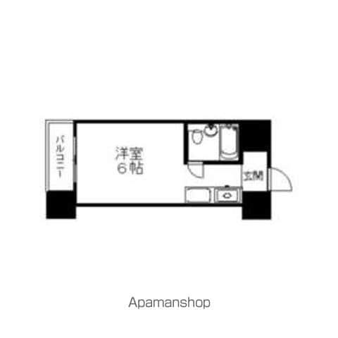 コア東堀(ワンルーム/2階)の間取り写真