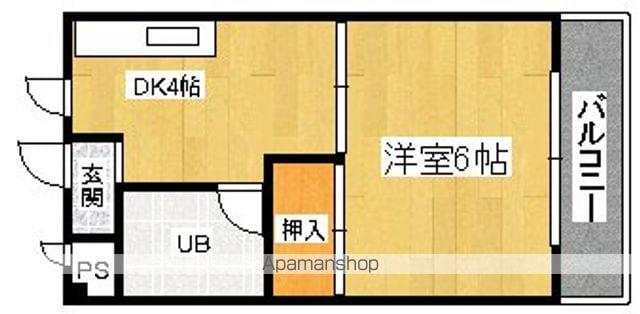 コーポアビコ(1K/2階)の間取り写真