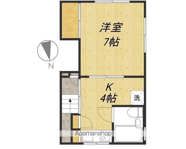 ニューコーポ小町(1K/2階)の間取り写真