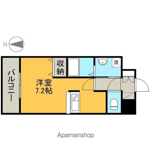 プレサンス名古屋STATIONザ・シティ(1K/2階)の間取り写真