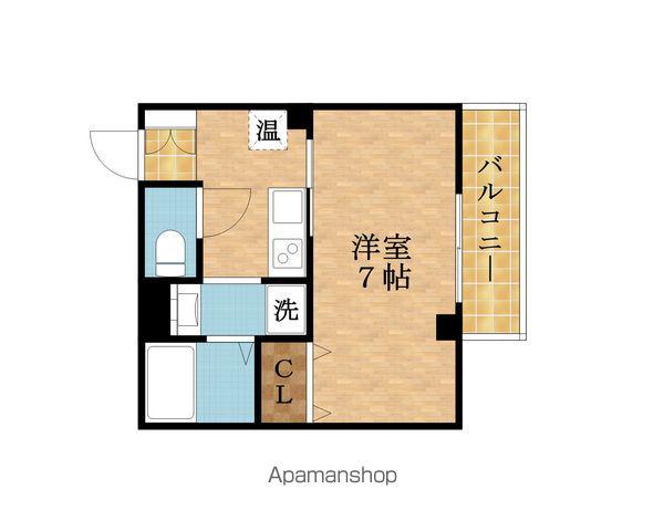 みおつくし城北(1K/2階)の間取り写真