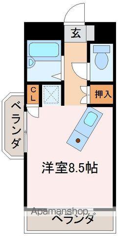 アルフィーネ宇部(ワンルーム/4階)の間取り写真