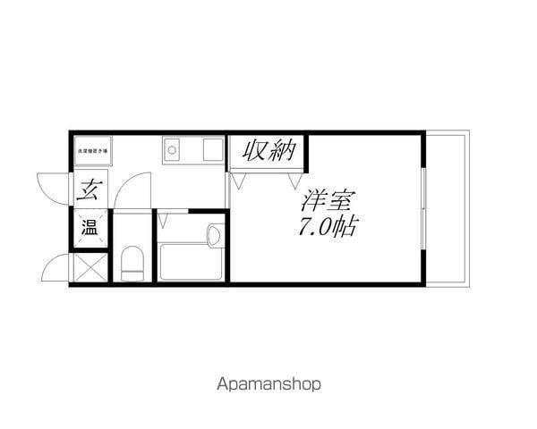 スターボード28(1K/3階)の間取り写真