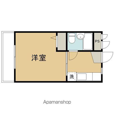 アーバン北陵(1K/2階)の間取り写真