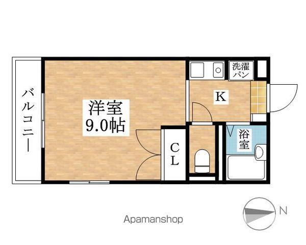 サンライズ186(1K/2階)の間取り写真