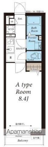 リブリクレア(1K/1階)の間取り写真