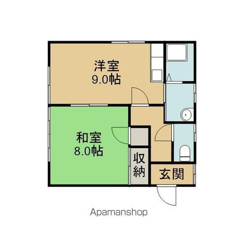 プチフローラ(1LDK/1階)の間取り写真