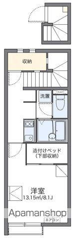 レオネクストピクシス福田Ⅱ(1K/2階)の間取り写真