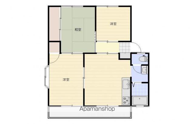 サンメルパ大塚F棟(3DK/1階)の間取り写真
