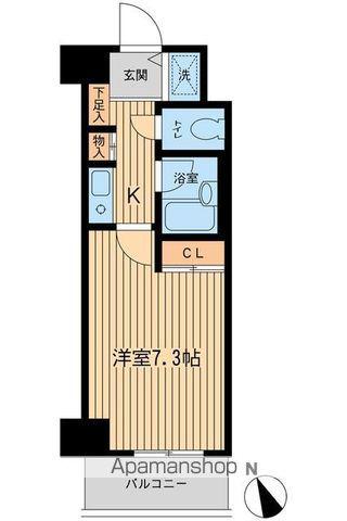 ベジフル北新宿弐番館 6階階 間取り
