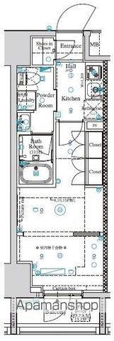 アークマーク王子(2K/13階)の間取り写真