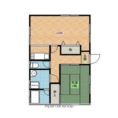 成田線 下総橘駅 徒歩118分 1階建 築29年(1LDK)の間取り写真