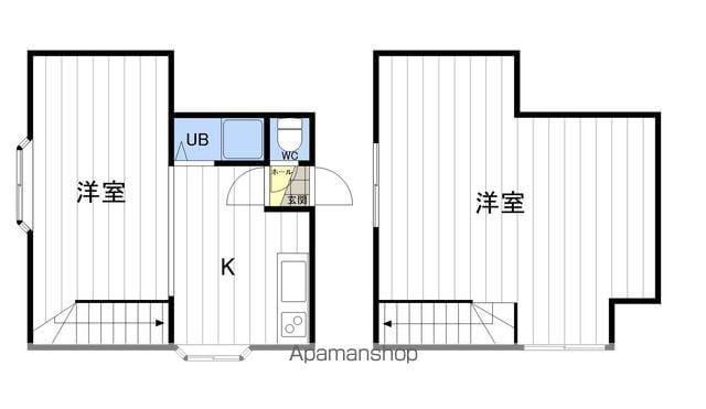 ルーブル菊水(2DK/1階)の間取り写真