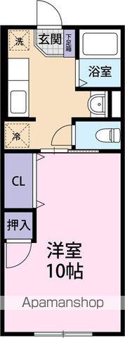 コーポ元みち(1K/1階)の間取り写真