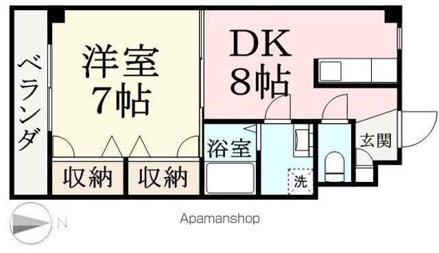 セピアグランデ(1DK/3階)の間取り写真