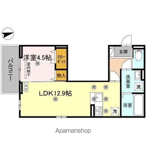 アルチェヴィータ(1LDK/2階)の間取り写真