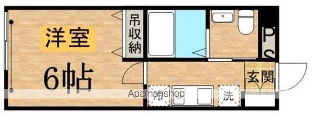 コリーナ(1K/1階)の間取り写真