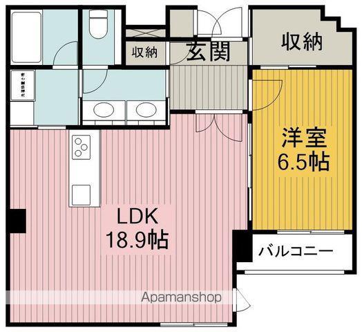 MAGNIFIQUE北桜塚(1LDK/3階)の間取り写真