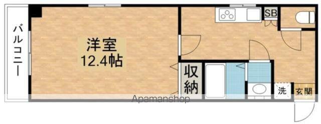 第7田嶋ビル(1K/5階)の間取り写真