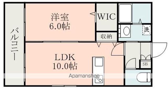 アドラブール ヴィラ(1LDK/4階)の間取り写真
